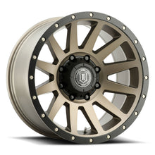 Load image into Gallery viewer, ICON Compression 20x10 8x6.5 -19mm Offset 4.75in BS 121.4mm Bore Bronze Wheel
