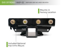 Load image into Gallery viewer, DV8 Offroad 07-21 Jeep Wrangler (JK/JL) Bolt-On Hitch w/o Lights
