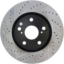Load image into Gallery viewer, StopTech 07-09 Lexus ES 250/ES 300/ ES330/ES350 SportStop Slotted &amp; Drilled Right Front Rotor
