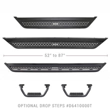 Load image into Gallery viewer, Go Rhino 21-23 Ford Bronco 2DR Sport Utility Dominator Xtreme D6 Side Steps 6in - 57in Long
