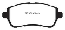 Load image into Gallery viewer, EBC 10+ Ford Fiesta 1.6 (FOR NON-ST/NON-TURBO) Greenstuff Front Brake Pads
