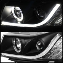 Load image into Gallery viewer, Spyder Chevy Cruze 11-14 Projector Headlights Light Tube DRL Blk PRO-YD-CCRZ11-LTDRL-BK
