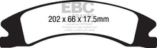 Load image into Gallery viewer, EBC 15+ Cadillac Escalade Ext/Esv 6.2 2WD Ultimax2 Front Brake Pads

