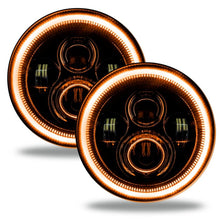 Load image into Gallery viewer, Oracle Jeep Wrangler JL/Gladiator JT 7in. High Powered LED Headlights (Pair) - Amber
