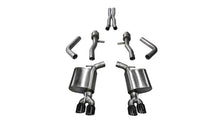 Load image into Gallery viewer, Corsa 17-18 Dodge Challenger 5.7L V8 Sport Cat-Back Dual Rear Exit w/3.5in Black Tips
