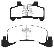 Load image into Gallery viewer, EBC 85-87 Buick Skyhawk 1.8 Turbo Yellowstuff Front Brake Pads
