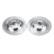 Load image into Gallery viewer, Power Stop 01-05 Mazda Miata Rear Evolution Drilled &amp; Slotted Rotors - Pair
