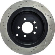 Load image into Gallery viewer, StopTech 05-09 Land Rover LR3 / 06-13 Land Rover Range Rover Sport Drilled Left Rear Cryo Rotor
