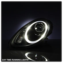 Load image into Gallery viewer, Spyder Porsche Cayman 05-08 Headlights - Halogen Model Only - Black PRO-YD-P98705-HID-DRL-BK
