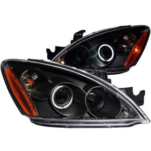 Load image into Gallery viewer, ANZO 2004-2007 Mitsubishi Lancer Projector Headlights w/ Halo Black (CCFL)
