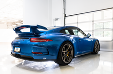 Load image into Gallery viewer, AWE Tuning Porsche 991 GT3 / RS Center Muffler Delete - Diamond Black Tips
