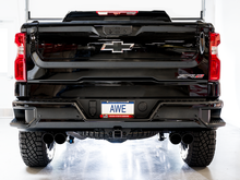 Load image into Gallery viewer, AWE Tuning 22-23 GMC Sierra 1500 AT4X 6.2L 0FG Catback Split Dual (Flat Bumper) - Diamond Black Tips
