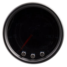 Load image into Gallery viewer, Autometer Spek-Pro Gauge Boost 2 1/16in 35psi Stepper Motor W/Peak &amp; Warn Blacksmoke//Black
