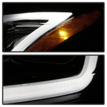 Load image into Gallery viewer, xTune 13-15 Nissan Sentra DRL LED Light Bar Halogen Projector Headlights - Chrm (PRO-JH-NS13-LB-C)
