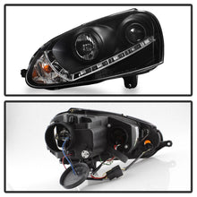 Load image into Gallery viewer, Spyder Volkswagen GTI 06-09/Jetta 06-09 Halogen Model Only - DRL Black PRO-YD-VG06-DRL-BK

