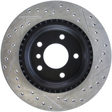 Load image into Gallery viewer, StopTech 06 BMW 325 / 07-09 BMW 328 Slotted &amp; Drilled Right Rear Rotor
