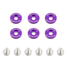 Load image into Gallery viewer, Mishimoto Small Fender Washer Kit (6pcs) - Purple
