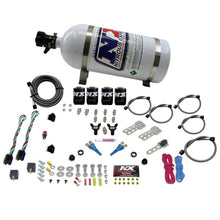 Load image into Gallery viewer, Nitrous Express Sport Compact EFI Dual Stage Nitrous Kit (35-75 x 2) x 2 w/10lb Bottle
