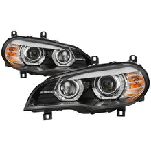 Load image into Gallery viewer, Spyder 07-10 BMW X5 E70 (HID Models Only) Projector Headlights - Black PRO-YD-BMWE7007-AFSHID-BK
