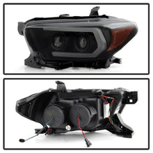 Load image into Gallery viewer, Spyder Toyota Tacoma 16-18 (SR5 Model Only) Projector Headlights Black Smoke PRO-YD-TT16-LB-BSM
