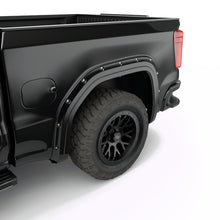 Load image into Gallery viewer, EGR 19-23 Gmc Sierra 1500 Painted To Code Traditional Bolt-On Look Fender Flares Black Set Of 4
