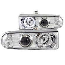 Load image into Gallery viewer, ANZO 1998-2005 Chevrolet S-10 Projector Headlights w/ Halo Chrome
