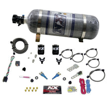 Load image into Gallery viewer, Nitrous Express 92-95 Dodge V8 TBI Dual Nozzle Nitrous Kit (50-125HP) w/Composite Bottle

