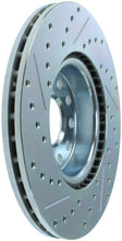Load image into Gallery viewer, StopTech Select Sport 06-17 Volkswagen Jetta Slotted &amp; Drilled Front Left Rotor
