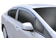 Load image into Gallery viewer, AVS 12-15 Honda Civic Ventvisor Outside Mount Window Deflectors 4pc - Smoke
