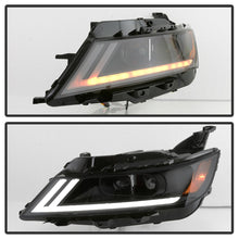 Load image into Gallery viewer, xTune 14-18 Chevy Impala (Excl Limited) DRL Halogen Proj Headlights - Blk Smk (PRO-JH-CIM15-LB-BSM)
