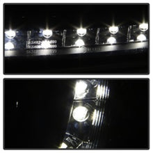 Load image into Gallery viewer, Spyder Audi A6 02-04 Projector Headlights Halogen Model Only - DRL Black PRO-YD-ADA601-DRL-BK
