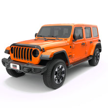 Load image into Gallery viewer, EGR 2018 Jeep Wrangler JL SlimLine In-Channel WindowVisors Set of 4 - Matte Black
