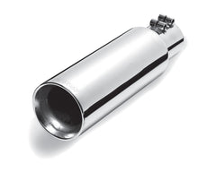 Load image into Gallery viewer, Gibson Round Dual Wall Straight-Cut Tip - 4in OD/2.5in Inlet/12in Length - Stainless
