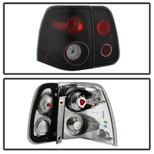 Load image into Gallery viewer, Spyder Lincoln Navigator 03-06 Euro Style Tail Lights Black ALT-YD-LN03-BK

