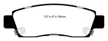 Load image into Gallery viewer, EBC 03-05 Chevrolet SSR 5.3 Redstuff Rear Brake Pads
