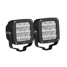 Load image into Gallery viewer, Westin Axis LED Auxiliary Light 4.5 inch x 4.5 inch Square Spot w/3W Osram (Set of 2) - Black

