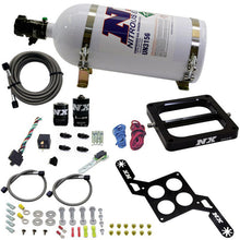 Load image into Gallery viewer, Nitrous Express 4500 RNC Conventional Nitrous Plate Kit w/.375in Solenoid w/10lb Bottle
