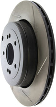 Load image into Gallery viewer, StopTech Power Slot 10 Hyundai Genesis Coupe Track Rear Left Slotted Rotor

