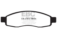 Load image into Gallery viewer, EBC 04-05 Infiniti QX56 5.6 Greenstuff Front Brake Pads
