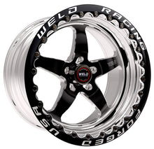 Load image into Gallery viewer, Weld S71 17x10 / 5x4.75 BP / 8.3in. BS Black Wheel (Medium Pad) - Black Single Beadlock MT
