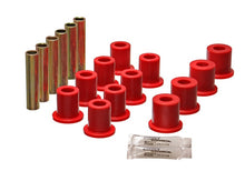 Load image into Gallery viewer, Energy Suspension Fd 4 Wd Frt Sprg Bush Set - Red
