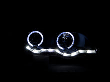 Load image into Gallery viewer, ANZO 2000-2003 BMW X5 Projector Headlights w/ Halo Black
