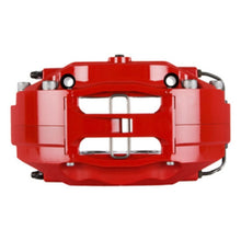Load image into Gallery viewer, StopTech BBK 01-07 BMW M3 (E46) Front 4 Piston 355x32 Red Calipers Slotted Two Piece Rotors
