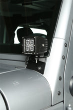 Load image into Gallery viewer, Rugged Ridge 07-18 Jeep Wrangler JK Textured Black Windshield Aux. Light Mounting Brackets
