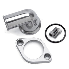 Load image into Gallery viewer, Edelbrock Waterneck Sbc/BBC 90-Degree Two-Piece Cast SwIVel Polished
