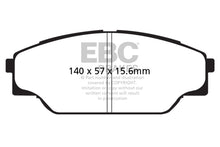 Load image into Gallery viewer, EBC 93-98 Toyota T100 Pick Up 1 Ton 2WD Greenstuff Front Brake Pads
