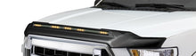 Load image into Gallery viewer, AVS 2007-2018 Jeep Wrangler JK Aeroskin Low Profile Hood Shield w/ Lights - Black
