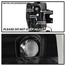 Load image into Gallery viewer, Spyder 08-10 Ford F-250 SD Projector Headlights V2-Switch Back Light Bar-Black PRO-YD-FS08V2-SBLB-BK
