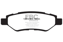 Load image into Gallery viewer, EBC 09-15 Chevrolet Camaro 3.6L Bluestuff Rear Brake Pads

