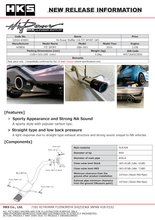 Load image into Gallery viewer, HKS Hi-Power Muffler 2014+ Honda Fit Sport GK5 w/ Carbon Tips
